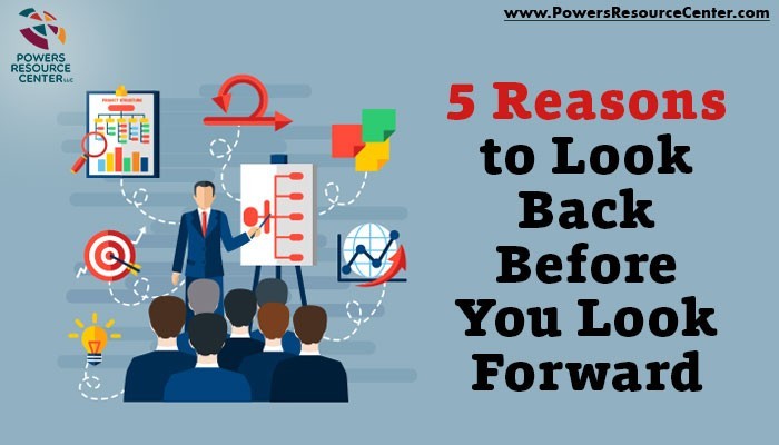 5 reasons to look back before you look forward poster
