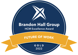 Brandon Hall Group HCM Excellence Award badge for Future of Work