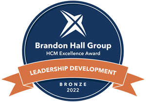 Brandon Hall Group HCM Excellence Award badge for Leadership Development